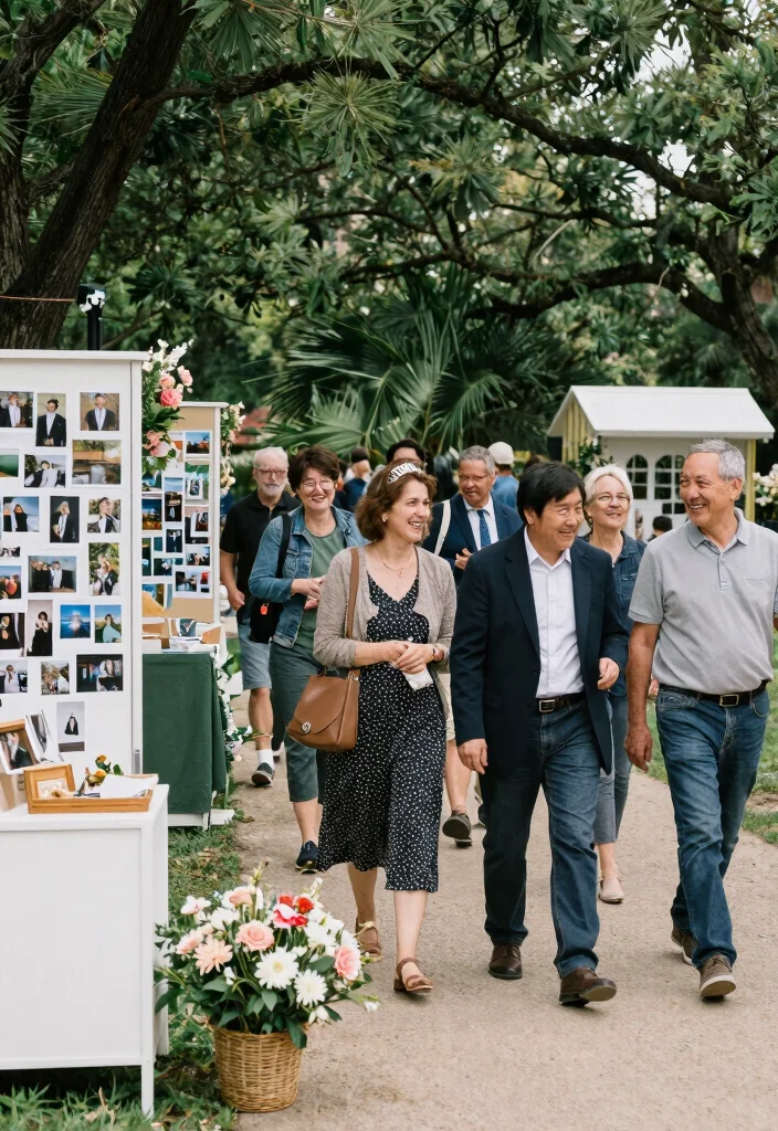 14 Anniversary Party Ideas for Elegant, Memorable, and Heartfelt Gatherings 13 14 Anniversary Party Ideas for Elegant, Memorable, and Heartfelt Gatherings - 13. Memory Lane Walk 1