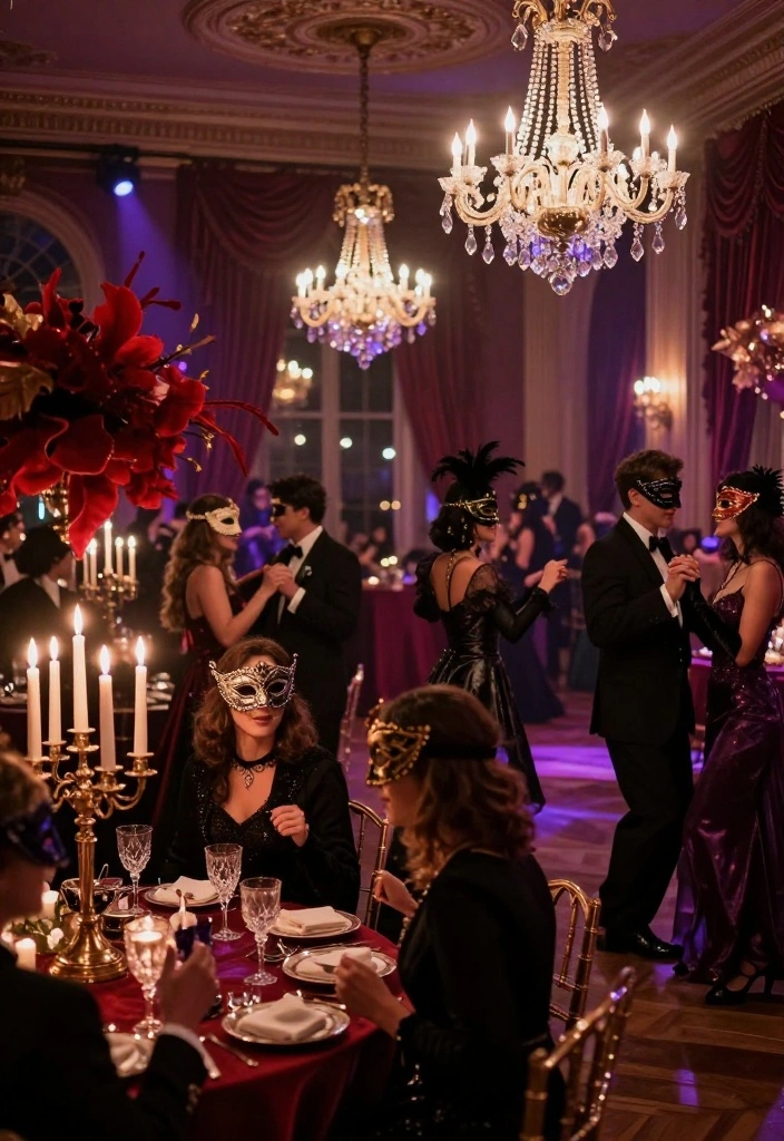 14 Anniversary Party Ideas for Elegant, Memorable, and Heartfelt Gatherings 3 14 Anniversary Party Ideas for Elegant, Memorable, and Heartfelt Gatherings - 3. Romantic Masquerade Ball 1