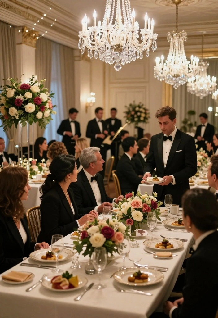 14 Anniversary Party Ideas for Elegant, Memorable, and Heartfelt Gatherings 7 14 Anniversary Party Ideas for Elegant, Memorable, and Heartfelt Gatherings - 7. Black Tie Gala 1