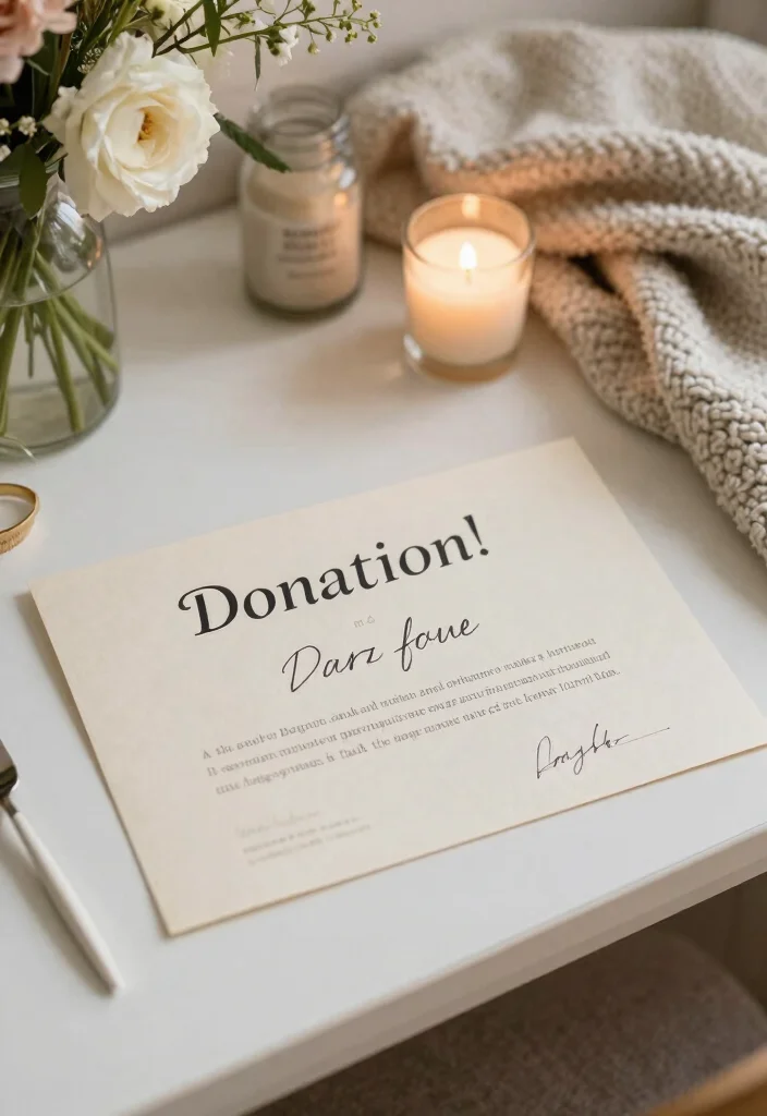 14 Bridesmaid Proposal Ideas for Sweet Thoughtful and Stylish Surprises - 12. Charitable Donations 1