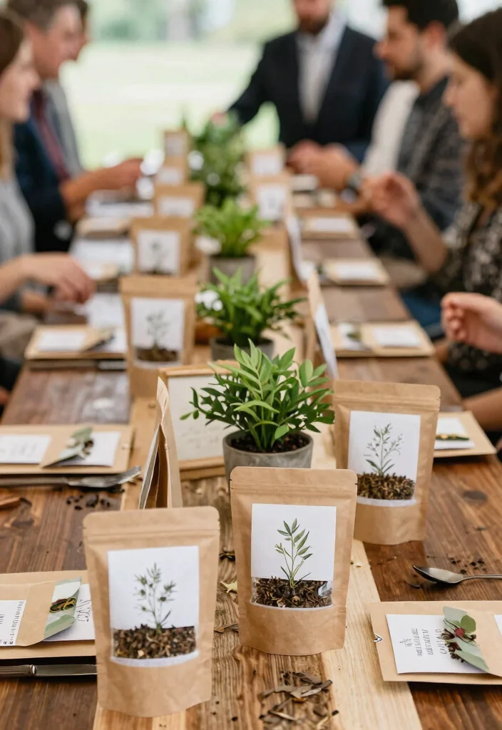 14 Engagement Party Decoration Ideas for Chic, Romantic, and Photo-Ready Events - 10. Nature-Inspired Wedding Favors 1