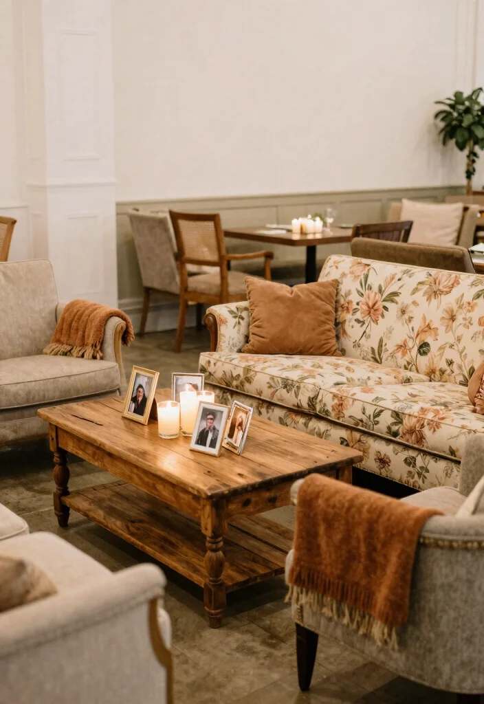 14 Engagement Party Decoration Ideas for Chic, Romantic, and Photo-Ready Events - 2. Repurposed Vintage Furniture 1