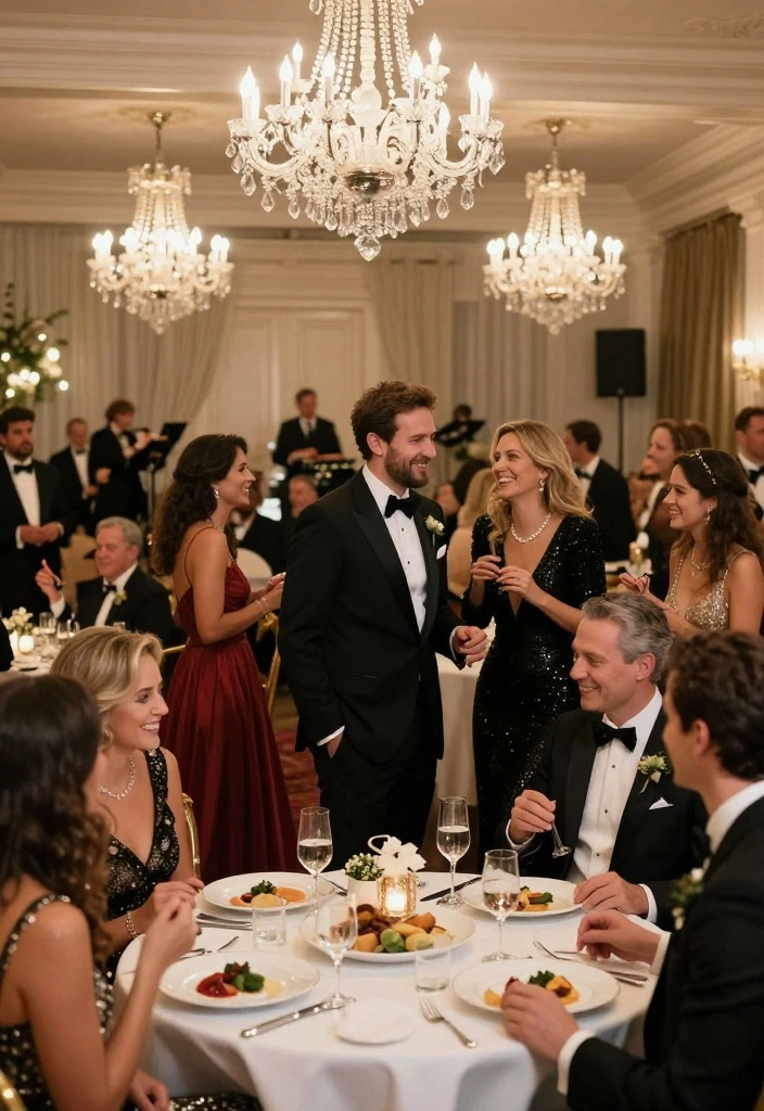 14 Engagement Party Theme Ideas for Creative Stylish and Memorable Events - 13. Black-Tie Affair 1