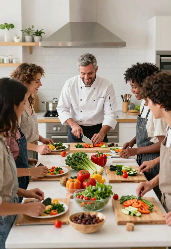 16 Engagement Party Ideas for Stylish Fun and Easy Celebrations - 15. Cooking Class Celebration 1