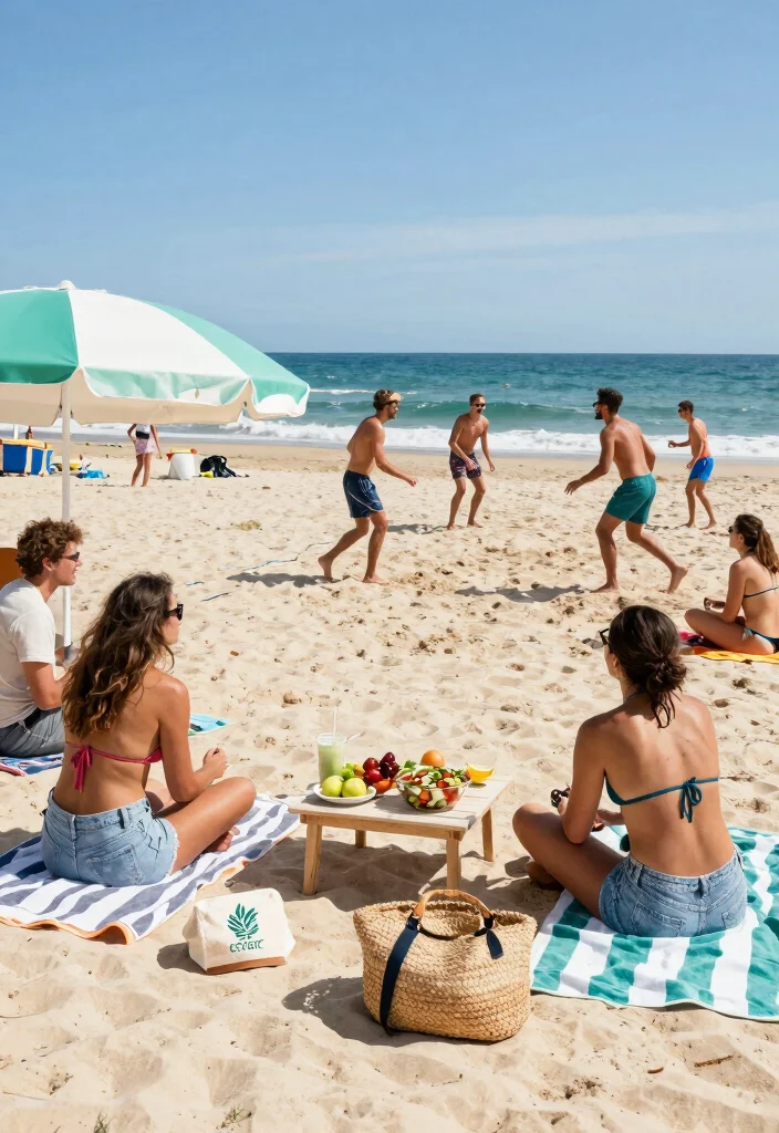 16 Engagement Party Ideas for Stylish Fun and Easy Celebrations - 16. Eco-Chic Beach Party 1