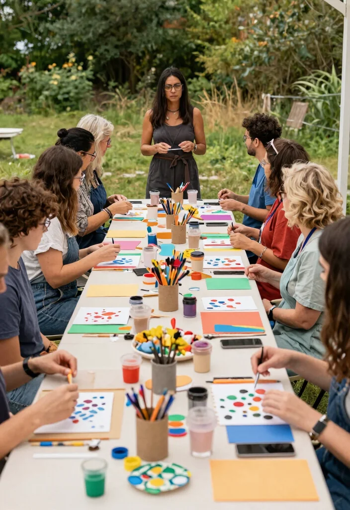 16 Engagement Party Ideas for Stylish Fun and Easy Celebrations - 5. Nature-Inspired Craft Party 1